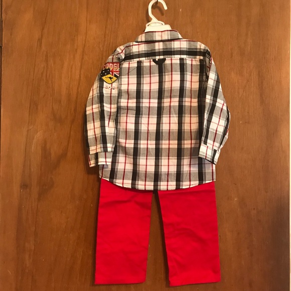 Coogi Boys Button Down shirt & pants matching set - Picture 5 of 7